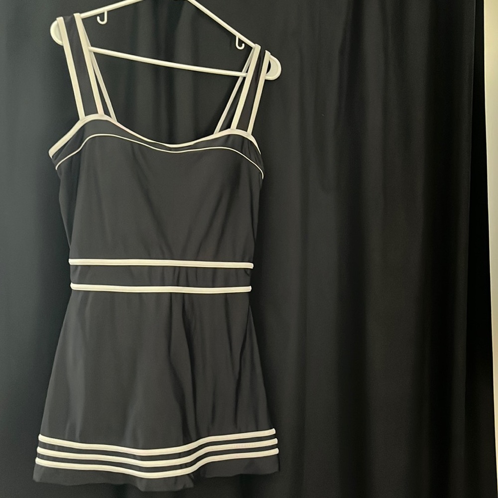 Old Fashion Bathing suit Dress with shapewear